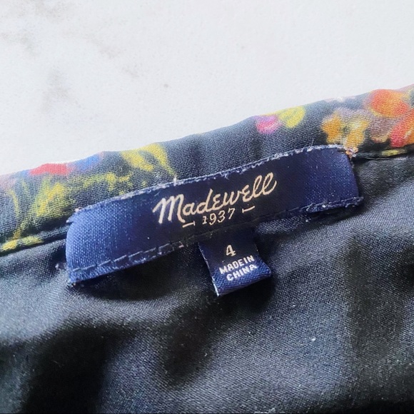 MADEWELL - Floral Pleated Mini Skirt - Picture 4 of 5